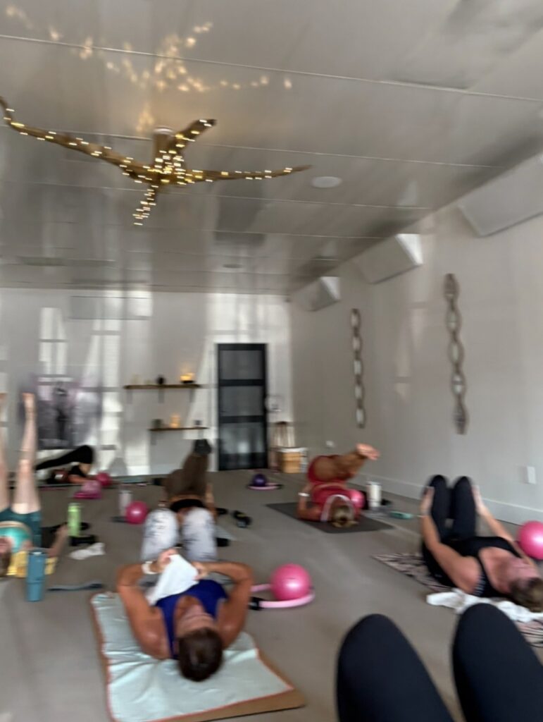 beginner hot yoga class brick nj