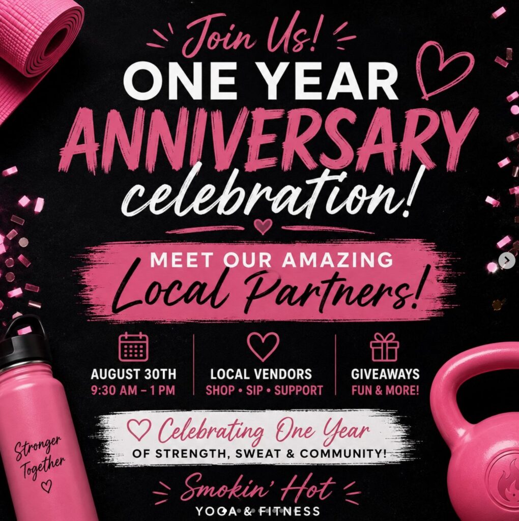 hot yoga and fitness in brick new jersey one year anniversary celebration
